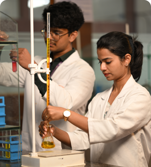Students in a lab